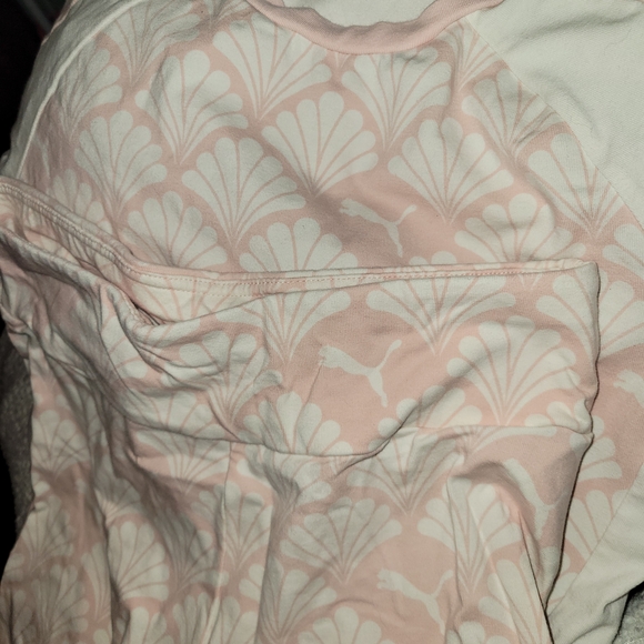 Pink and White Patterned Two-Piece Set - Picture 4 of 4